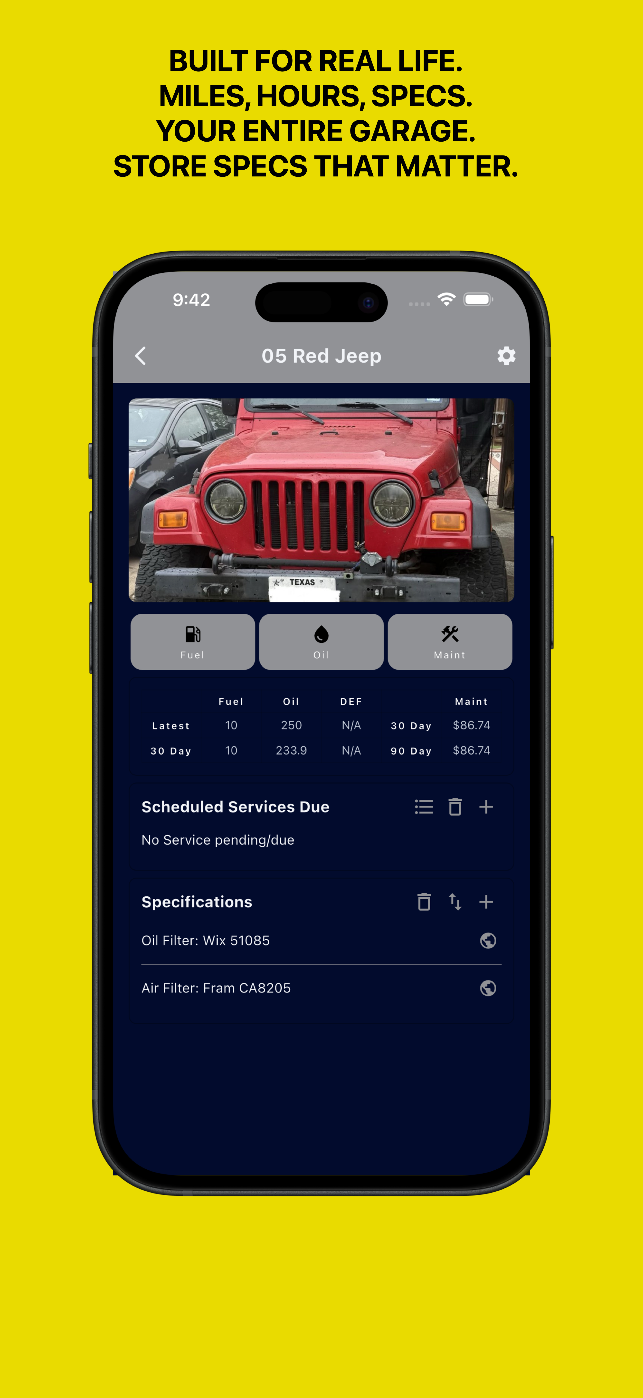 FuelHawk app screenshot 2